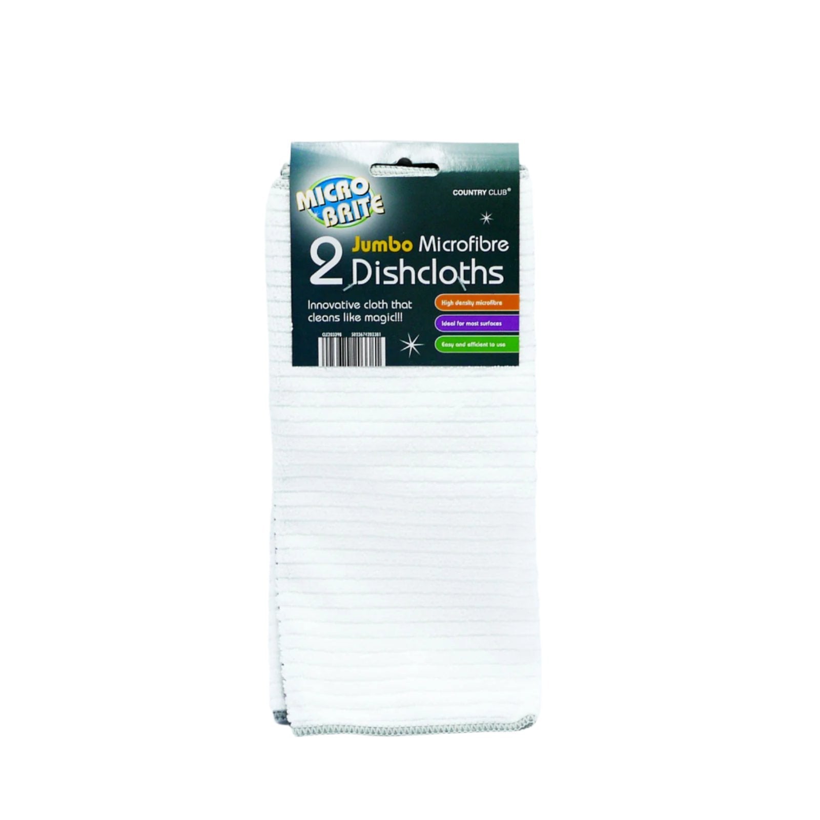 Jumbo Microfibre Dishcloths 2Pk | Affordable & Durable - Product Image Jumbo Microfibre Dishcloths 2Pk | Affordable & Durable - Product Image
